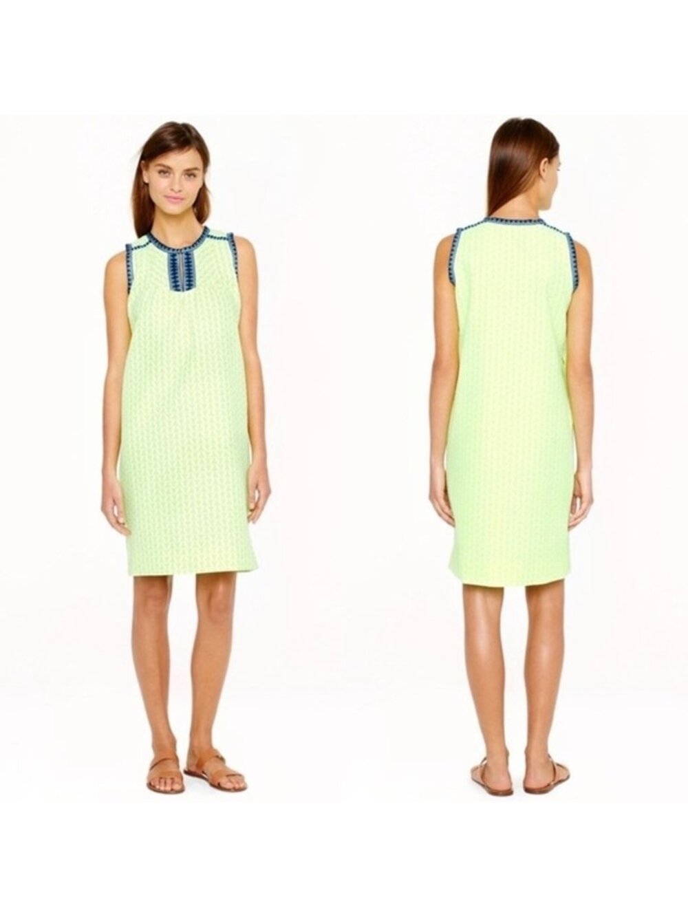 J. Crew Arrow Print Shift Dress - Women's SIZE 0